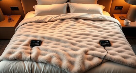 top dual control king blankets