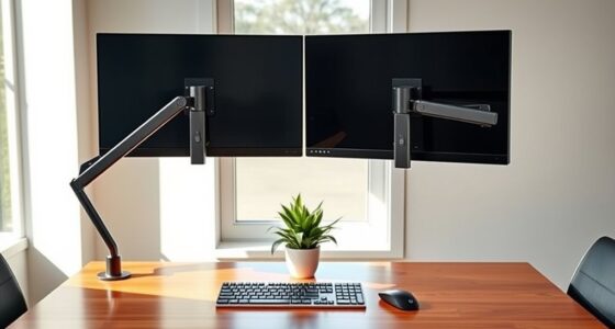 top dual monitor mounts