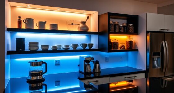 top led coffee bar lighting