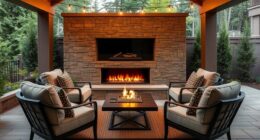 top outdoor electric fireplaces