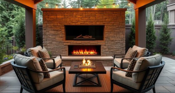 top outdoor electric fireplaces