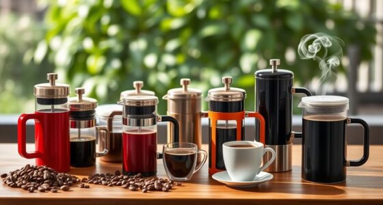 top single serve french presses