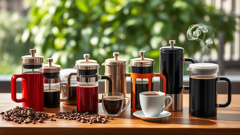 top single serve french presses