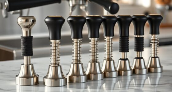 top spring loaded tampers
