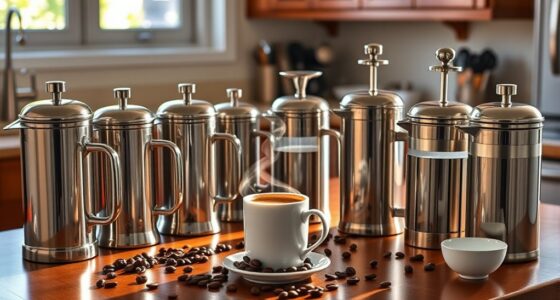 top stainless steel french presses