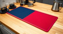top thick silicone tamper mats