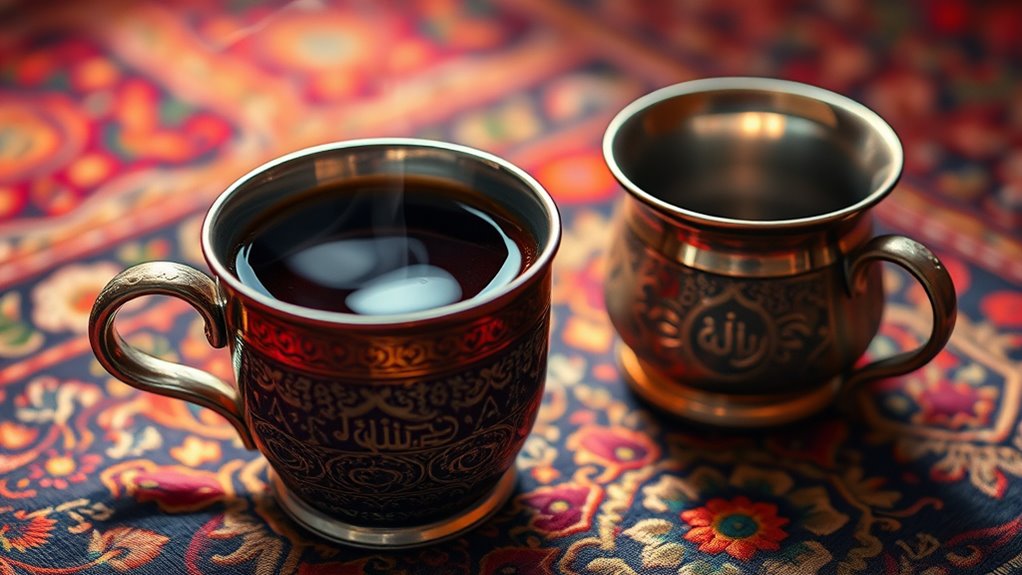 traditional turkish coffee brewing