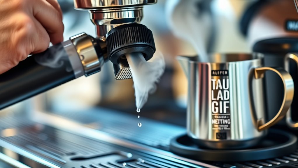 troubleshoot steam and milk