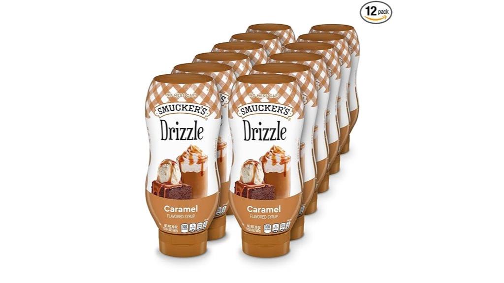 twelve 20oz caramel syrup