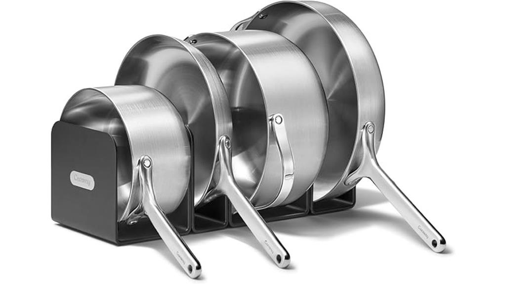 twelve piece stainless steel cookware