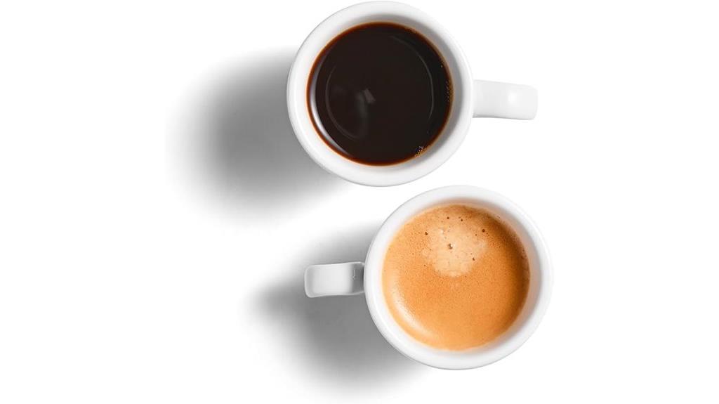 two ceramic espresso cups