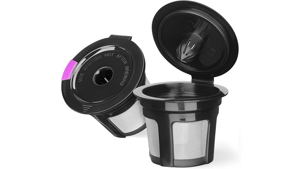 two reusable k cups
