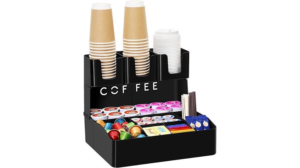 two tier coffee organizer