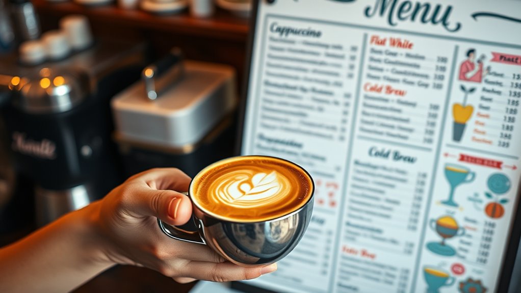 understanding coffee menu details