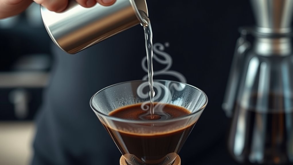 uneven pouring and grind