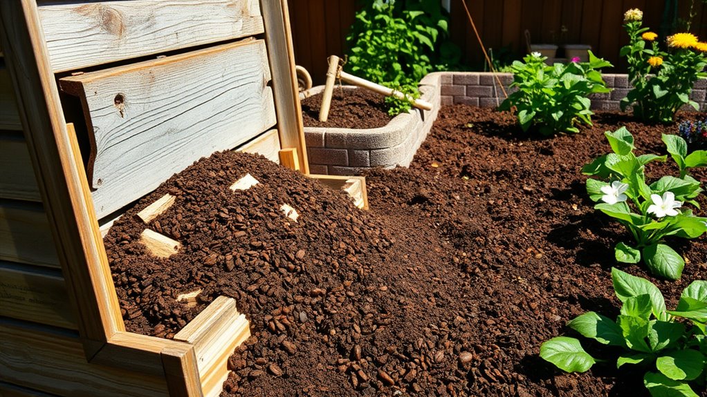 use grounds as mulch