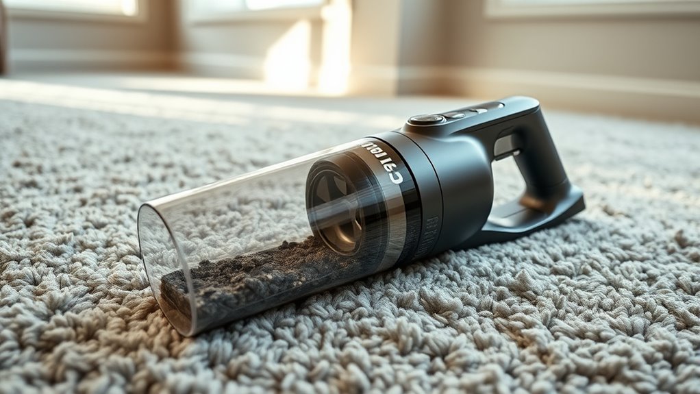 vacuum features for carpets