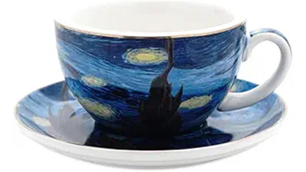 van gogh starry night cup