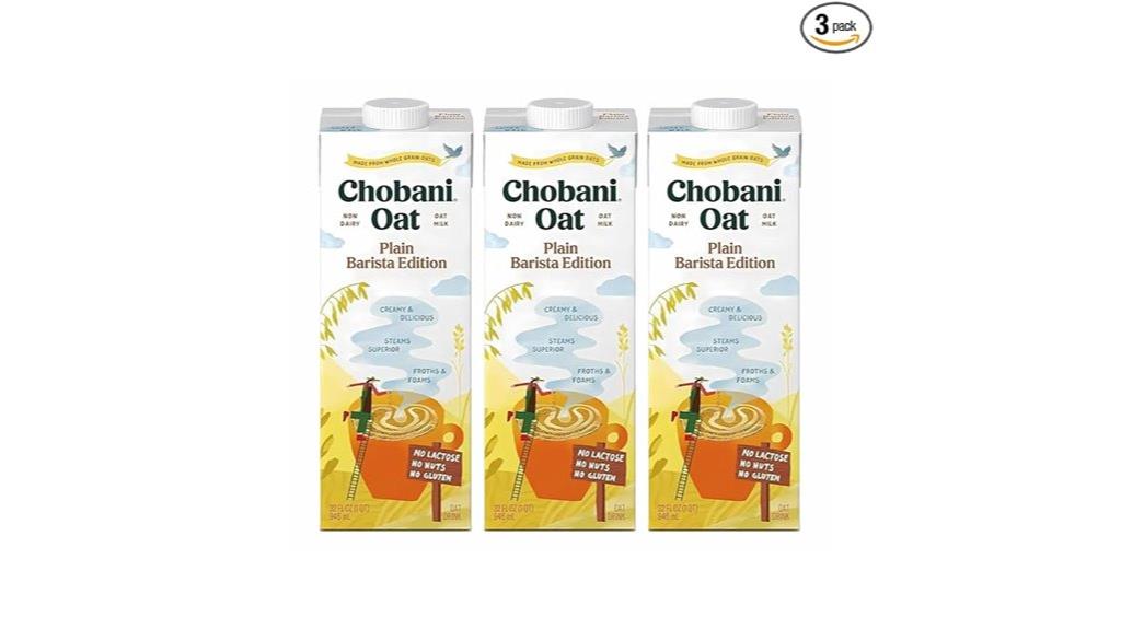 vegan plain oat milk