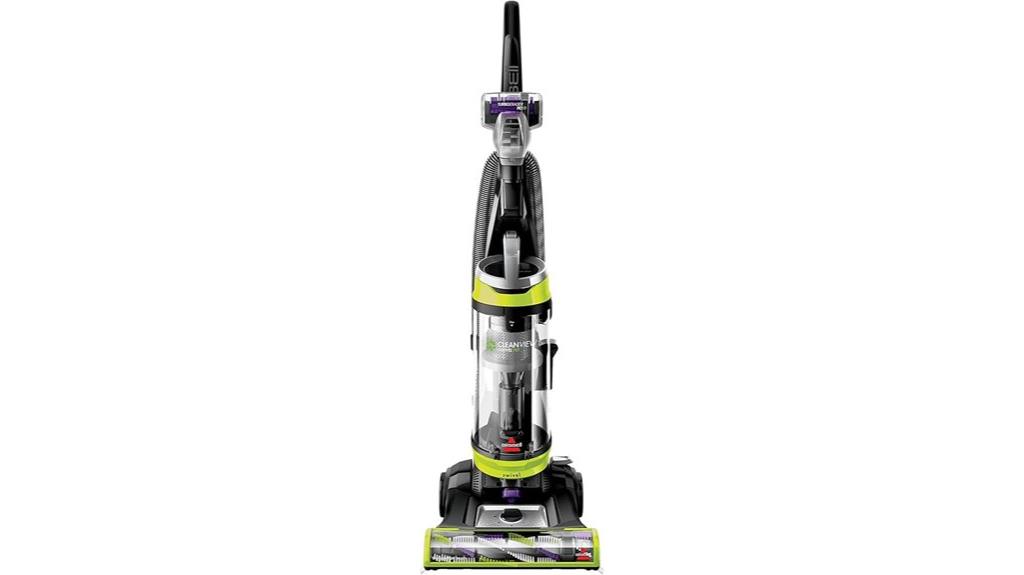 versatile bagless upright vacuum