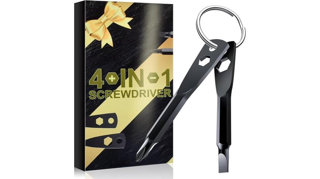 versatile keychain screwdriver set