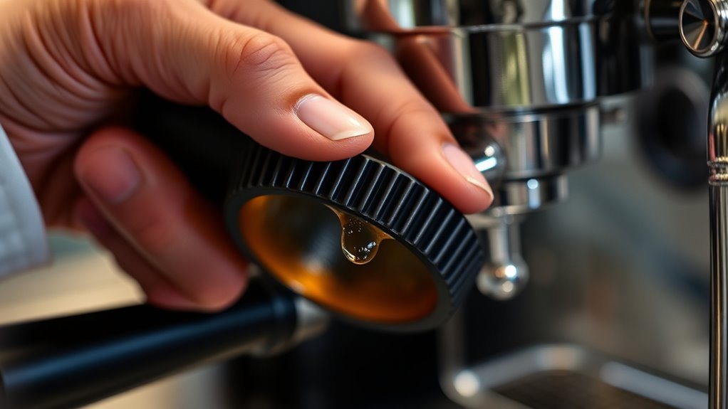 visual espresso extraction feedback