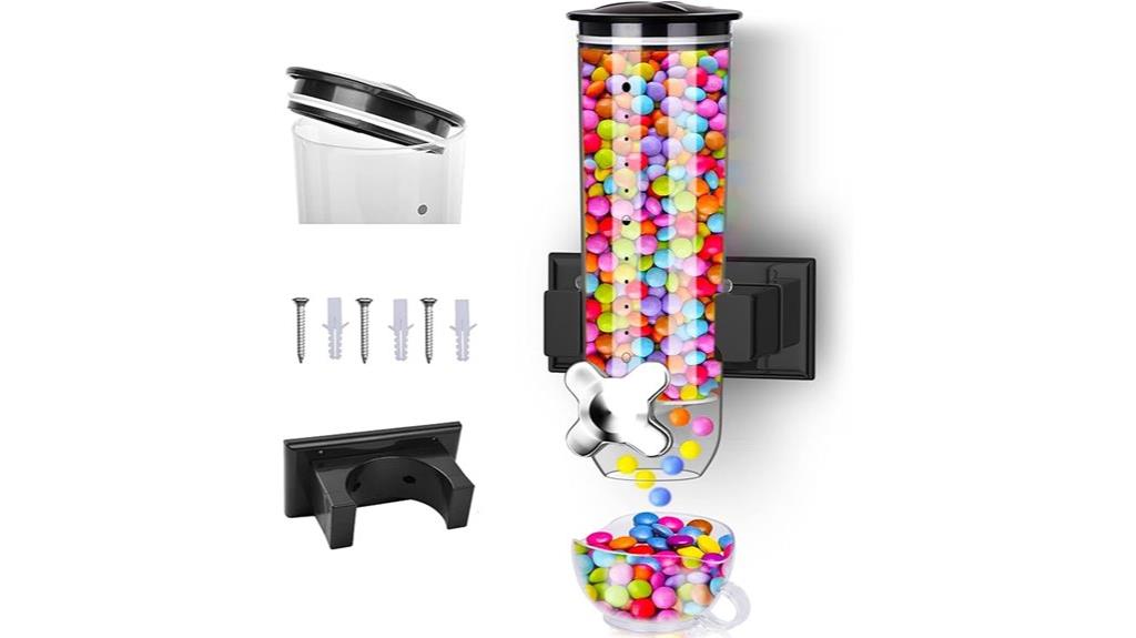 wall mounted cereal dispenser