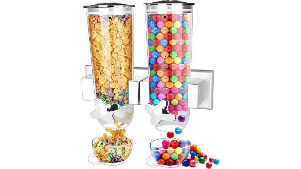 wall mounted cereal storage