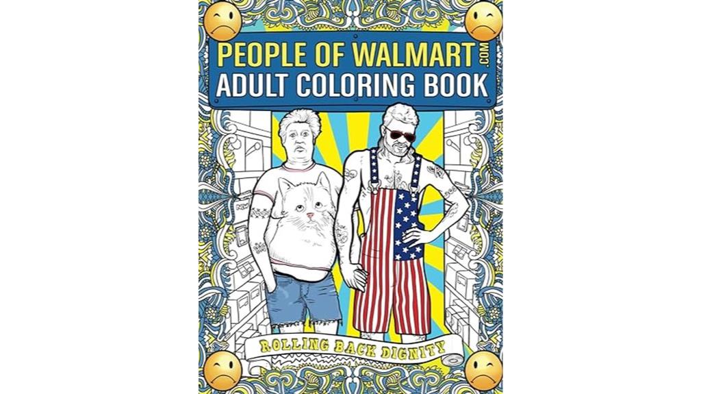walmart shoppers adult coloring
