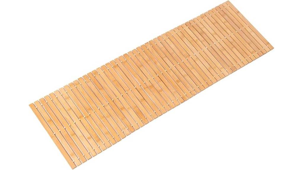 waterproof bamboo bathroom rug
