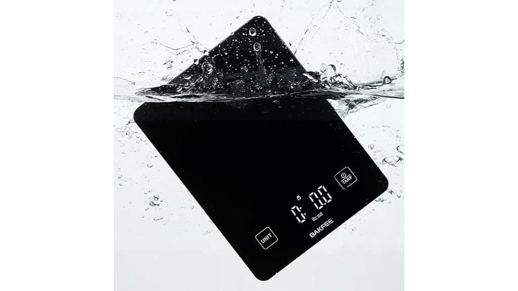 waterproof kitchen scale features