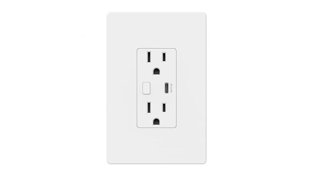 wi fi controlled outlet with charging