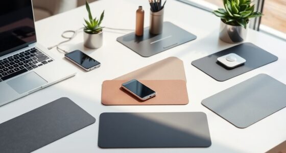 wireless charging desk mats