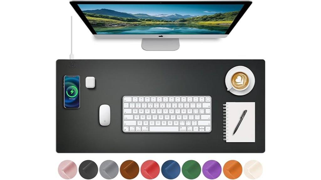 wireless charging gaming desk