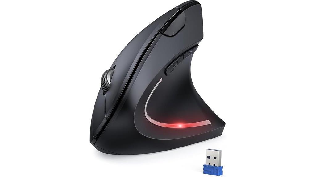 wireless ergonomic vertical mouse