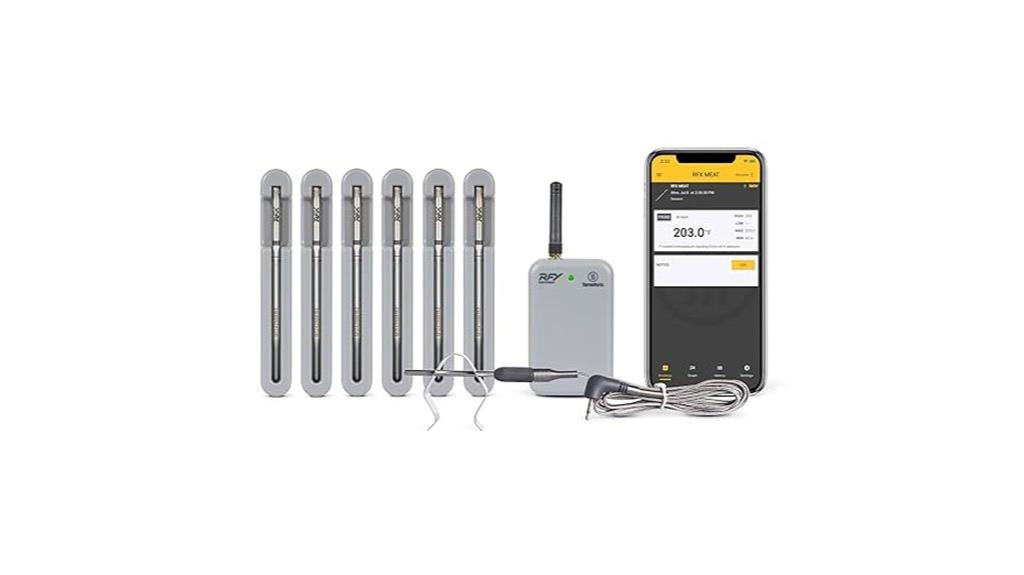 wireless multi probe meat thermometer
