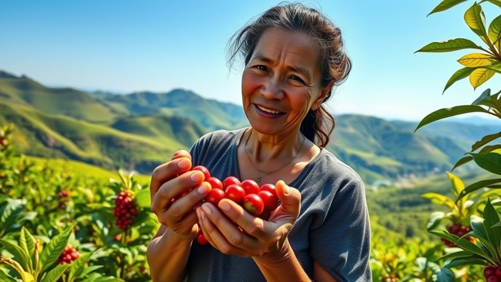 women leading coffee farms