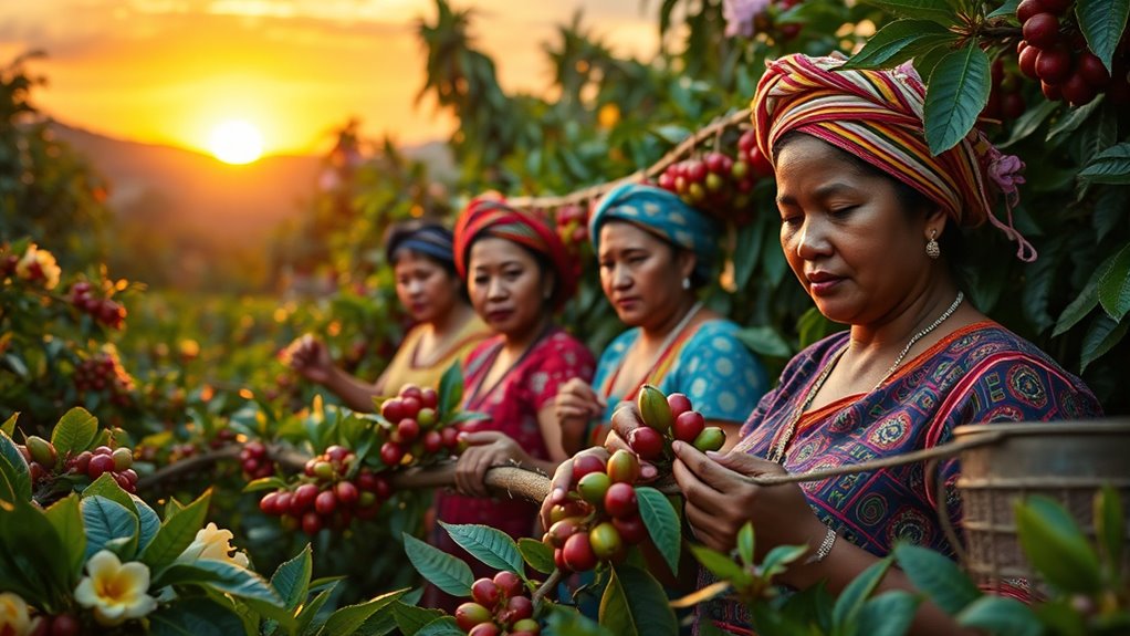 women leading coffee farms