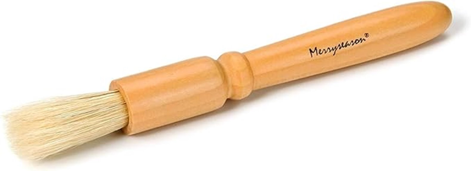 wood handle coffee brush