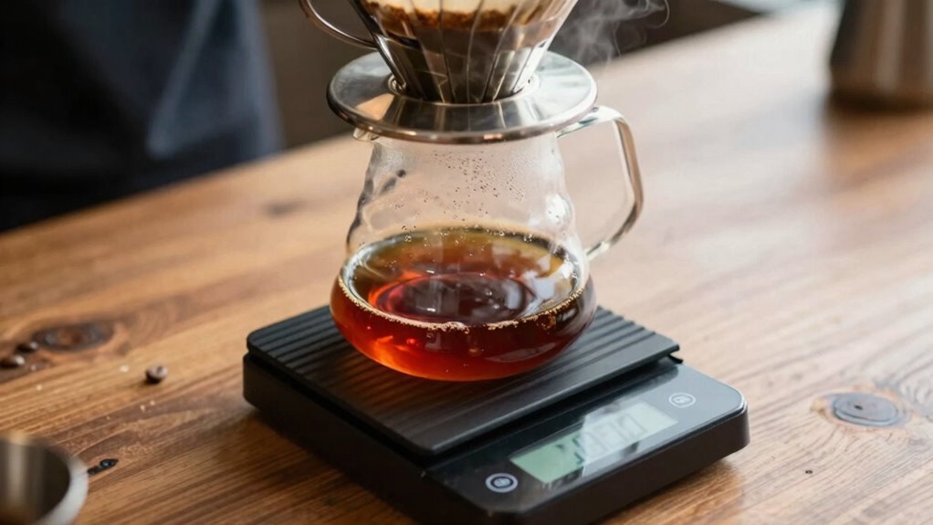 adjust coffee water ratio