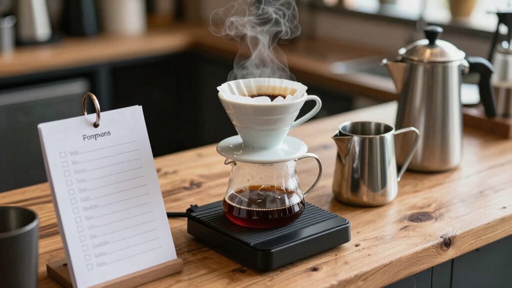 adjust grind and brew time