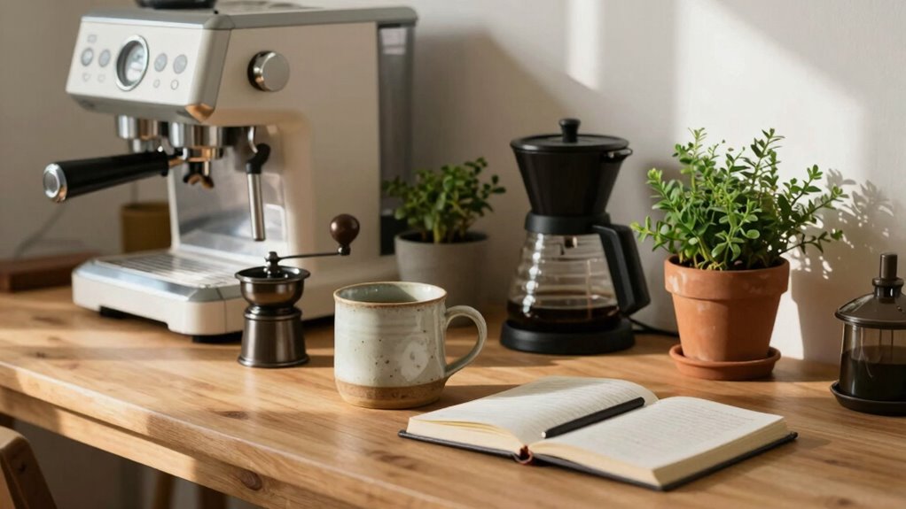 avoid clutter and harsh lighting