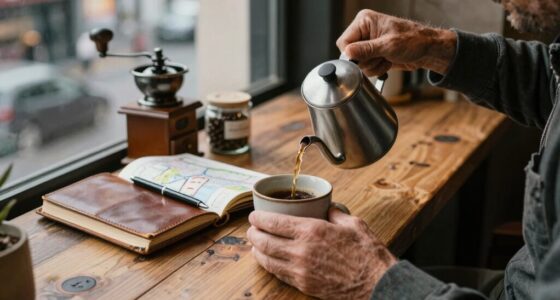 brewing routine while traveling