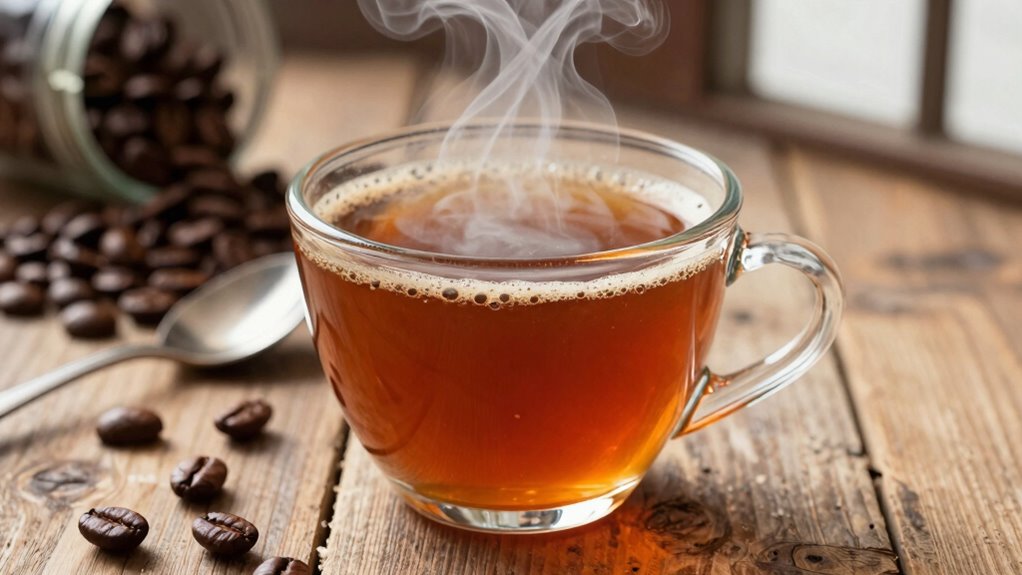 bright flavorful coffee brewing