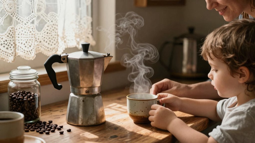 childhood coffee taste influences