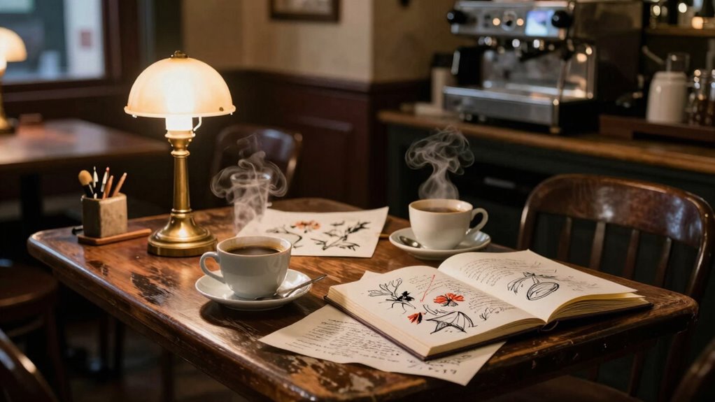 coffeehouses foster artistic innovation