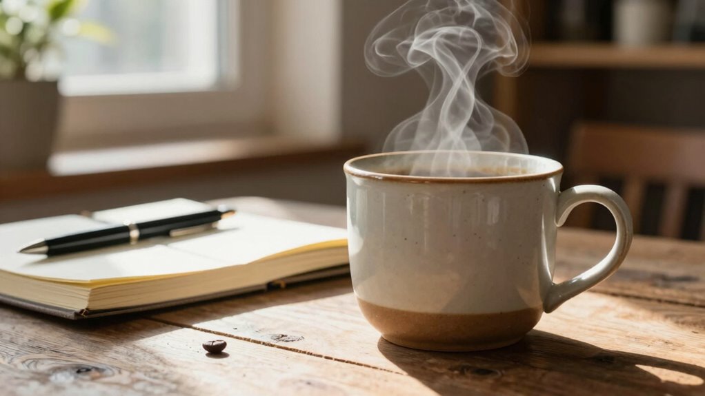 consistent morning coffee routine