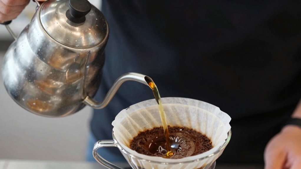 consistent precise pouring technique