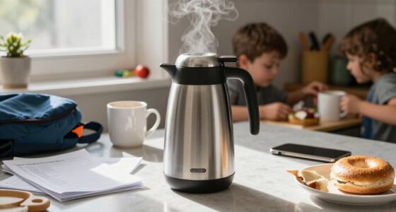 convenient hot beverage storage