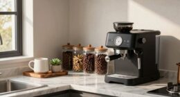convenient stylish coffee station